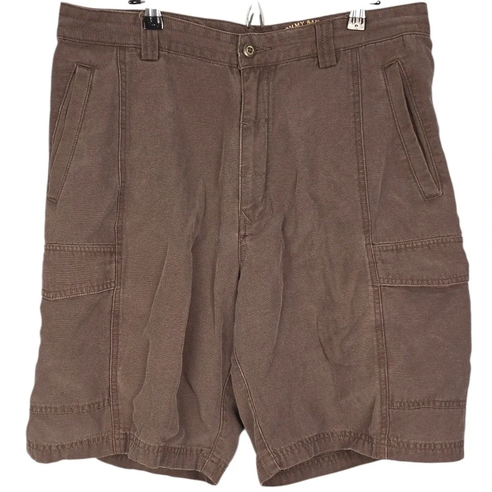 Tommy Bahama Cargo Shorts Mens 34 Brown 7